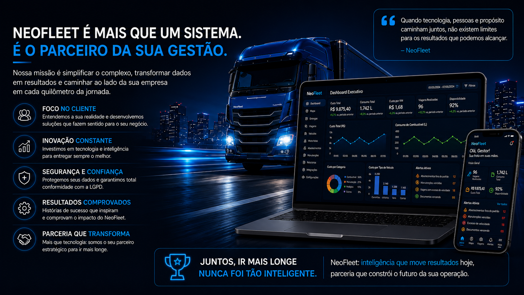 NeoFleet — parceiro da sua gestão